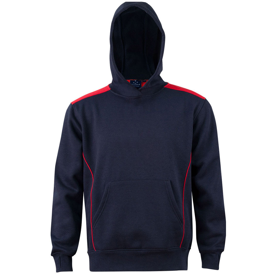 Winning Spirit The Croxton Contrast Hoodie | Kids Navy/Red Outerwear