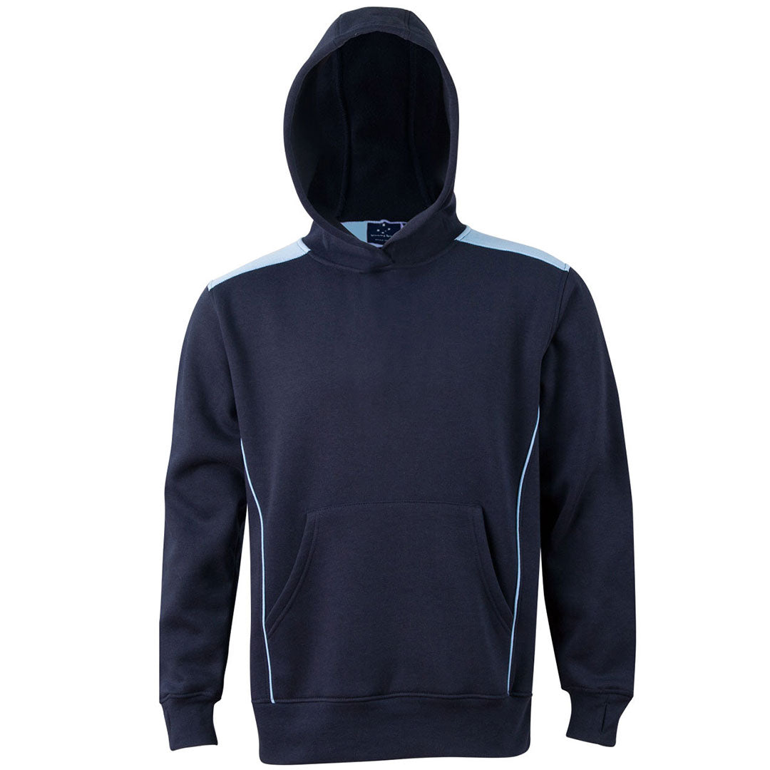 Winning Spirit The Croxton Contrast Hoodie | Kids Navy/Sky Outerwear