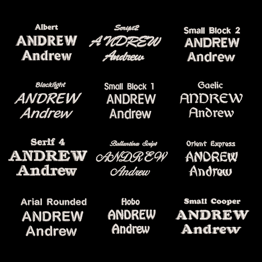 Embroidery | Personal Names | Small
