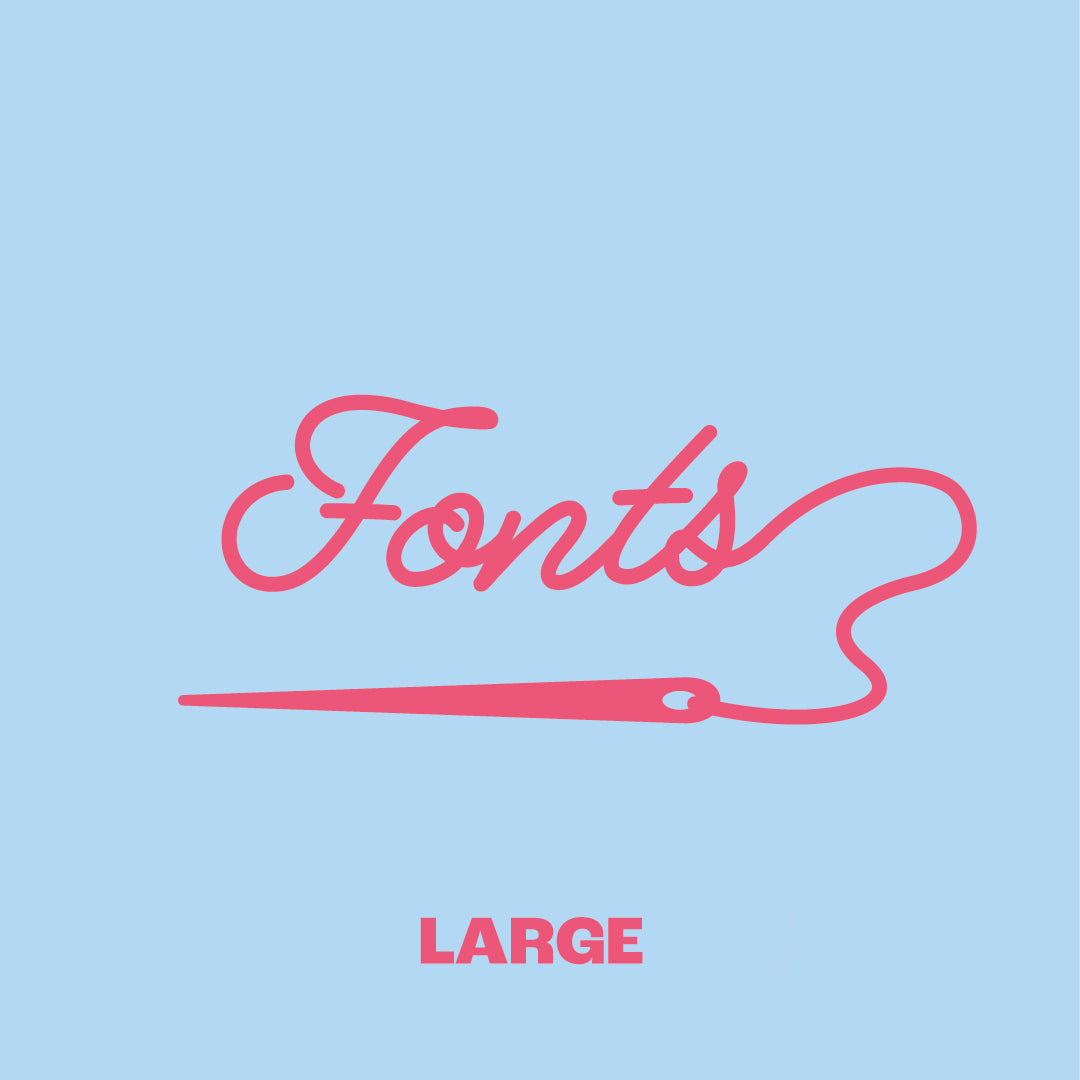 Embroidery | Personal Names | Large