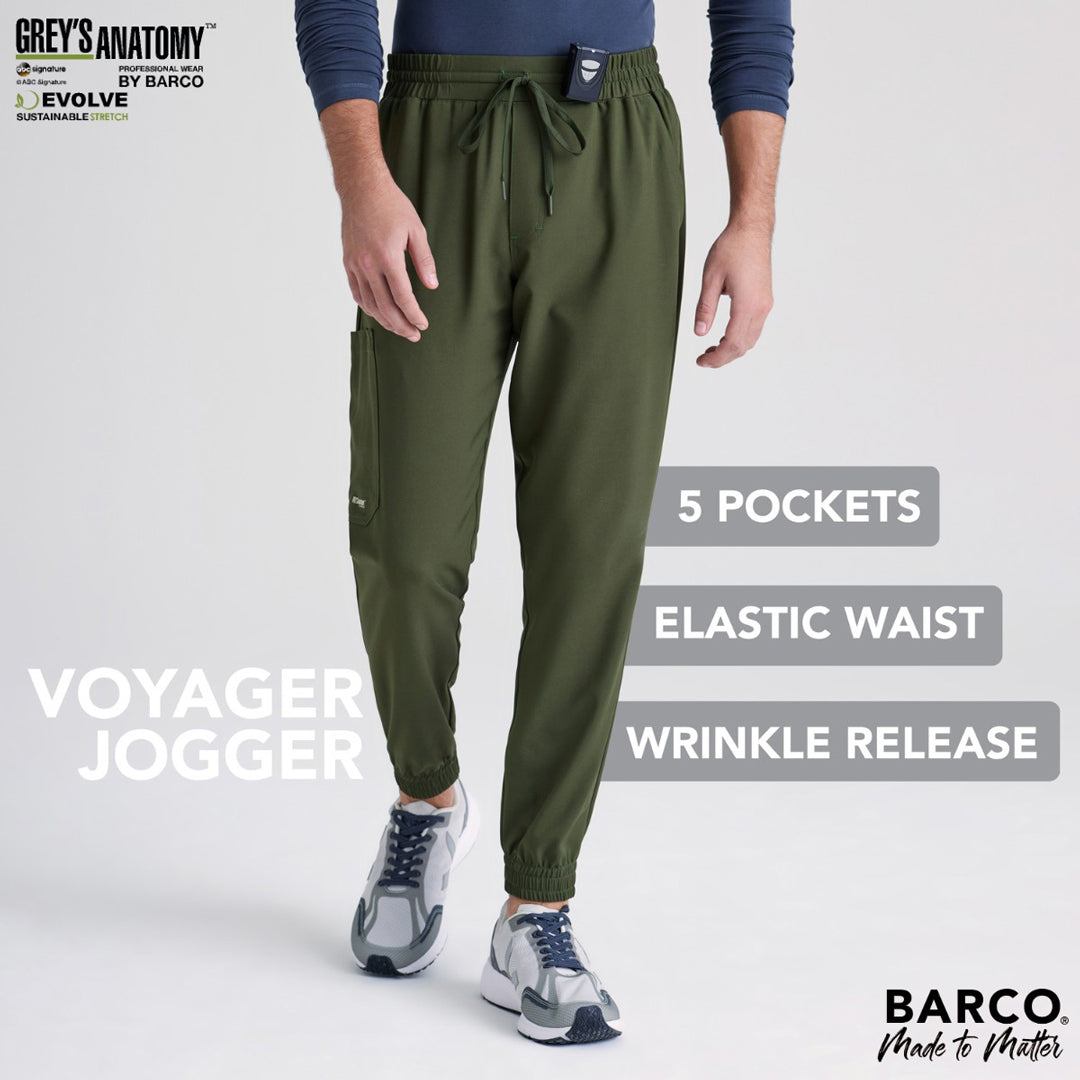 Greys Anatomy by Barco The Voyager Jogger Pant | Mens | Greys Anatomy Evolve Scrubs