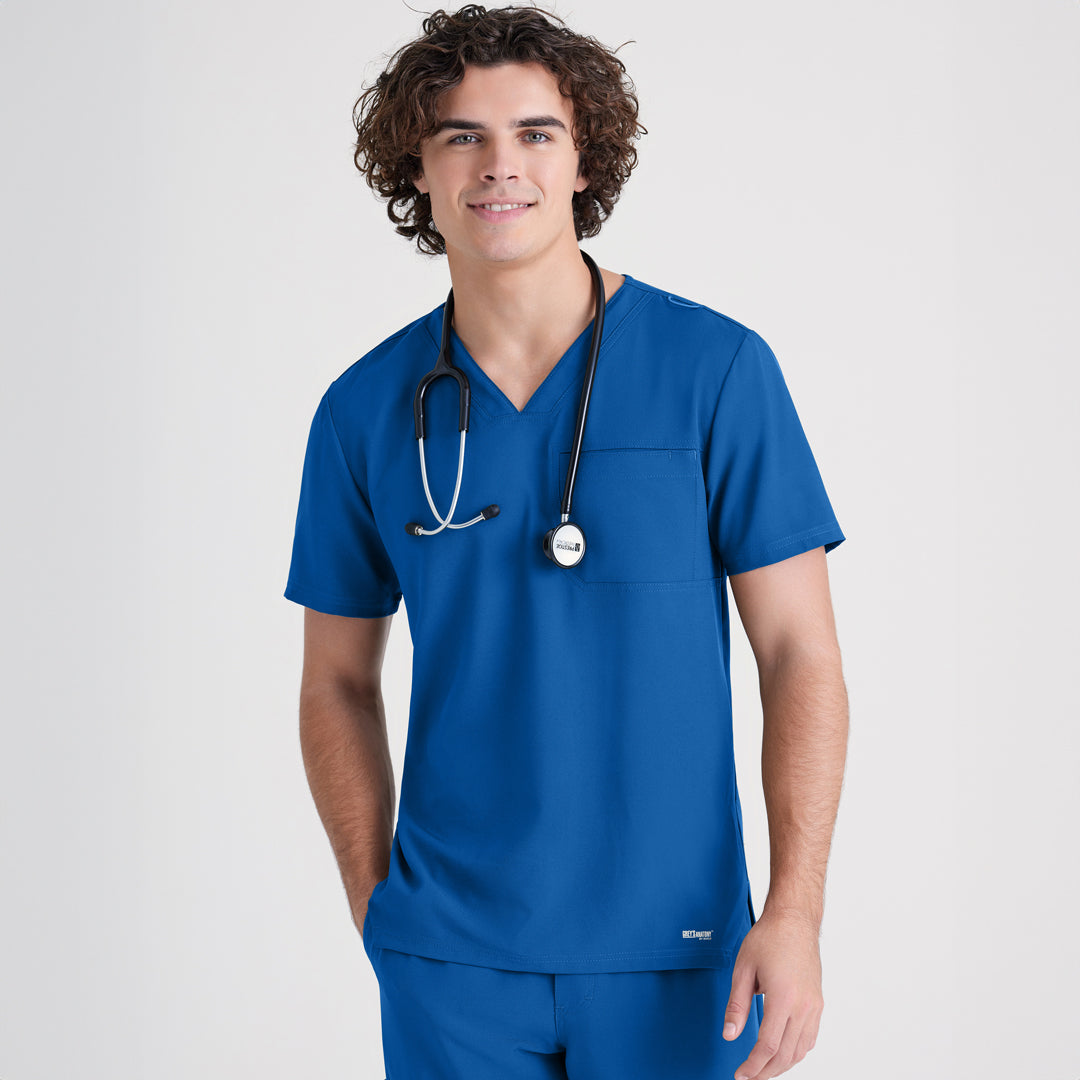 Greys Anatomy by Barco The Journey Top | Mens | Greys Anatomy Evolve New Royal Scrubs