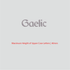 House of Uniforms Embroidery | Personal Names | Medium House of Uniforms Gaelic