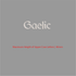 House of Uniforms Embroidery | Personal Names | Medium Gaelic Branding