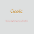 House of Uniforms Embroidery | Personal Names | Medium House of Uniforms Gaelic