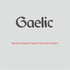 House of Uniforms Embroidery | Personal Names | Large Gaelic Branding