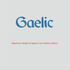House of Uniforms Embroidery | Personal Names | Large Gaelic Branding
