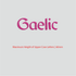 House of Uniforms Embroidery | Personal Names | Large Gaelic Branding