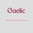 House of Uniforms Embroidery | Personal Names | Large Gaelic Branding