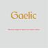 House of Uniforms Embroidery | Personal Names | Large Gaelic Branding