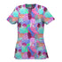 Scrubness The Scrubness Printed Scrub Top | Ladies Gliding Scrubs
