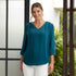 Gloweave The Cali V Neck Top | Ladies Shirts & Tops