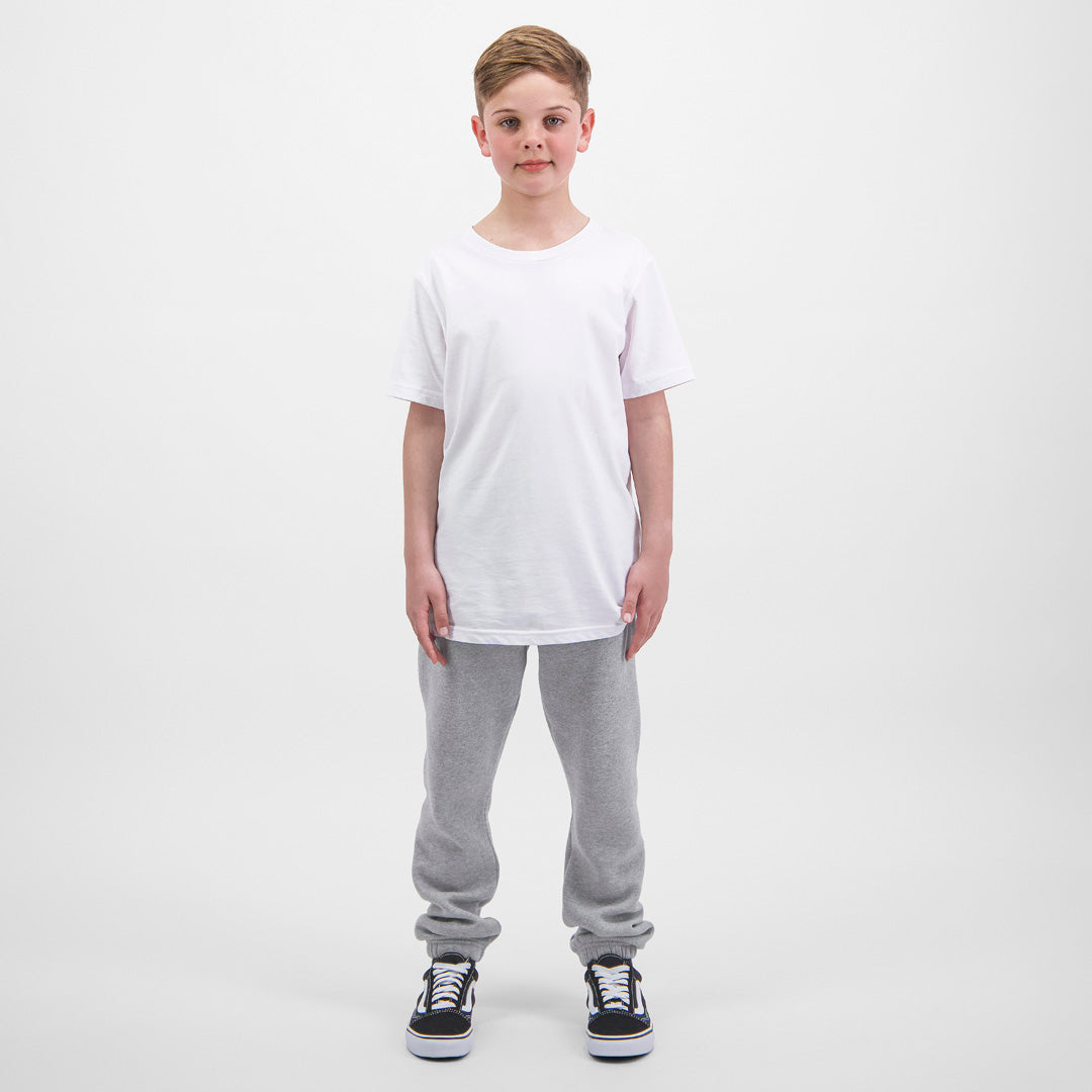 Goodmates The Basis Track Pant | Kids Grey Marle Activewear