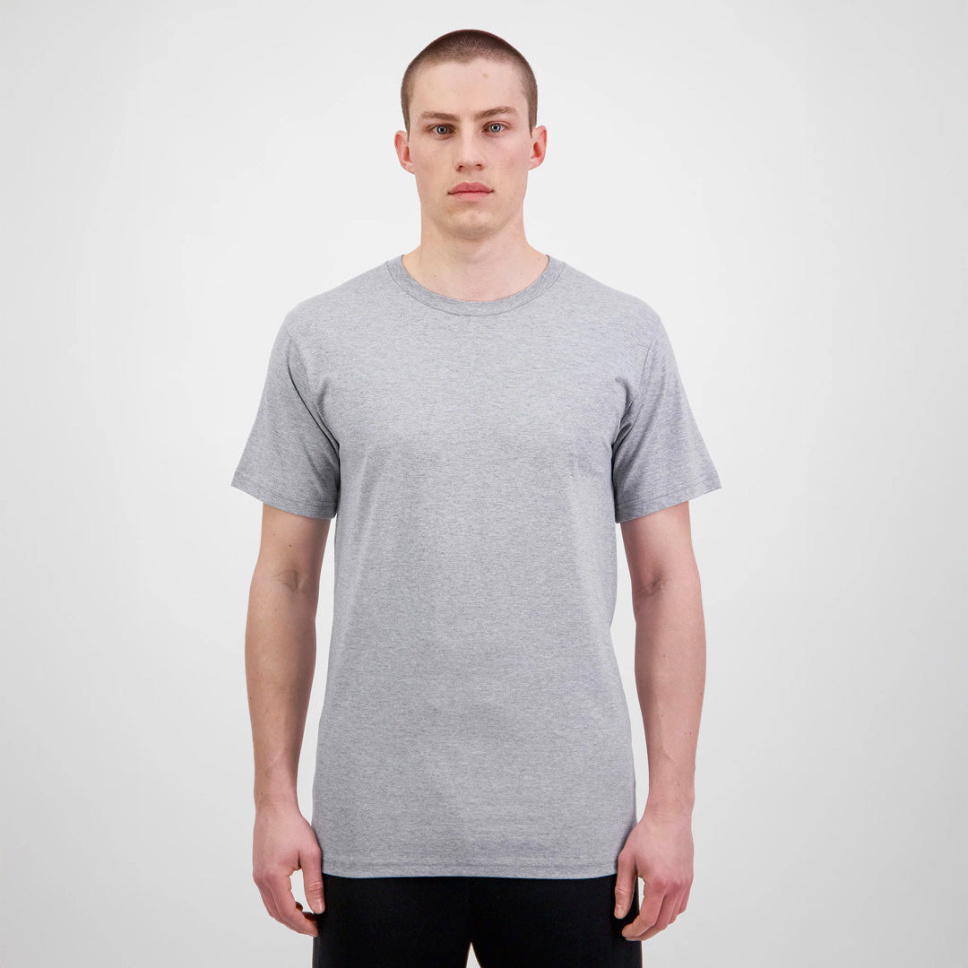 Goodmates The Basis Tee | Short Sleeve | Mens Grey Marle Shirts & Tops