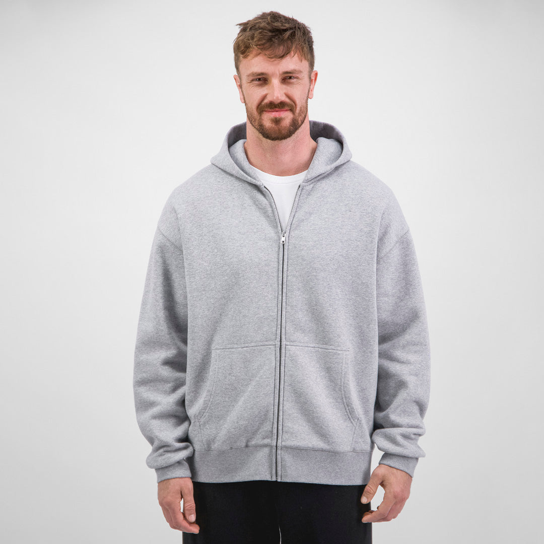 Goodmates The Everyday Zip Hoodie | Mens Grey Marle Hoodie