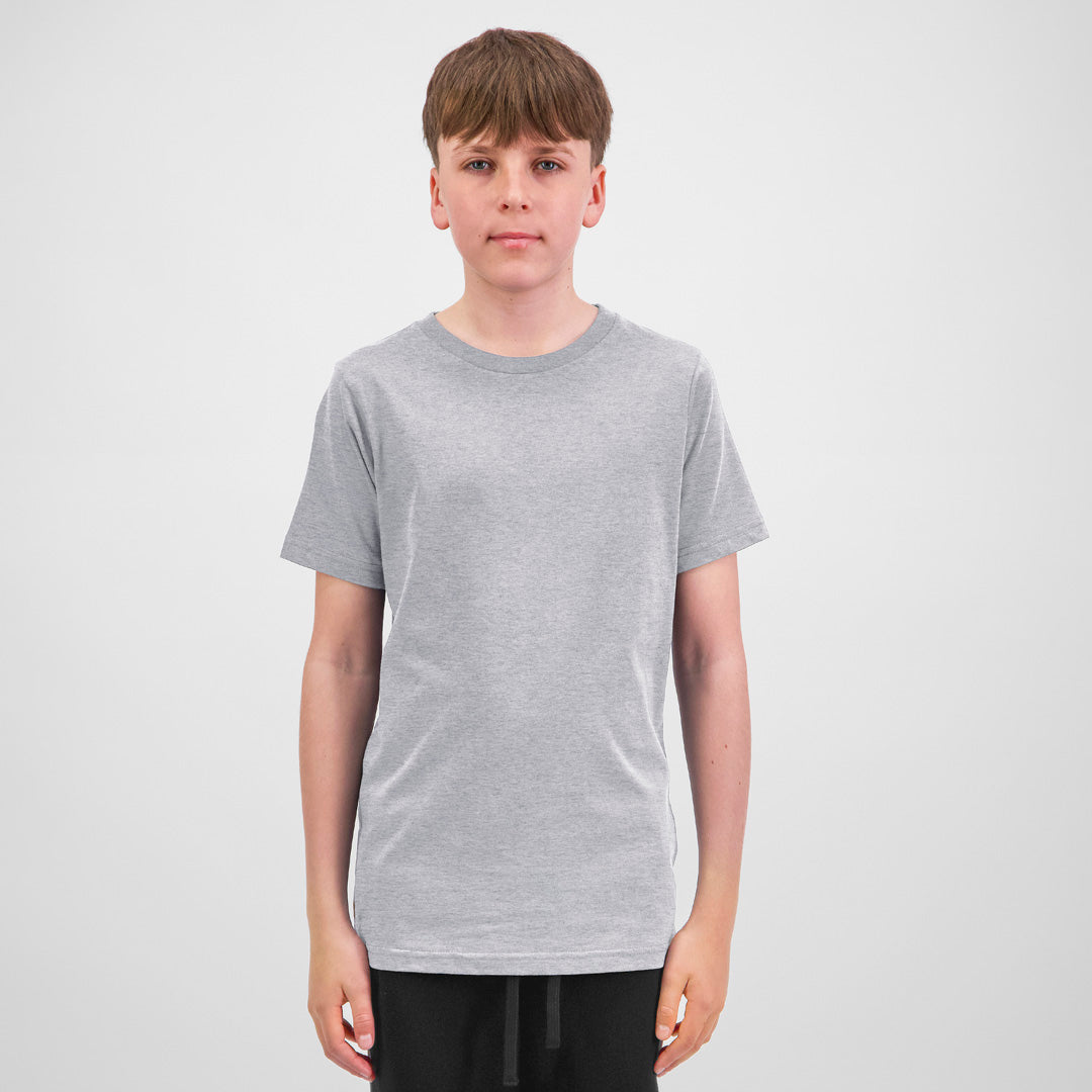 Goodmates The Basis Tee | Short Sleeve | Youth Grey Marle Shirts & Tops