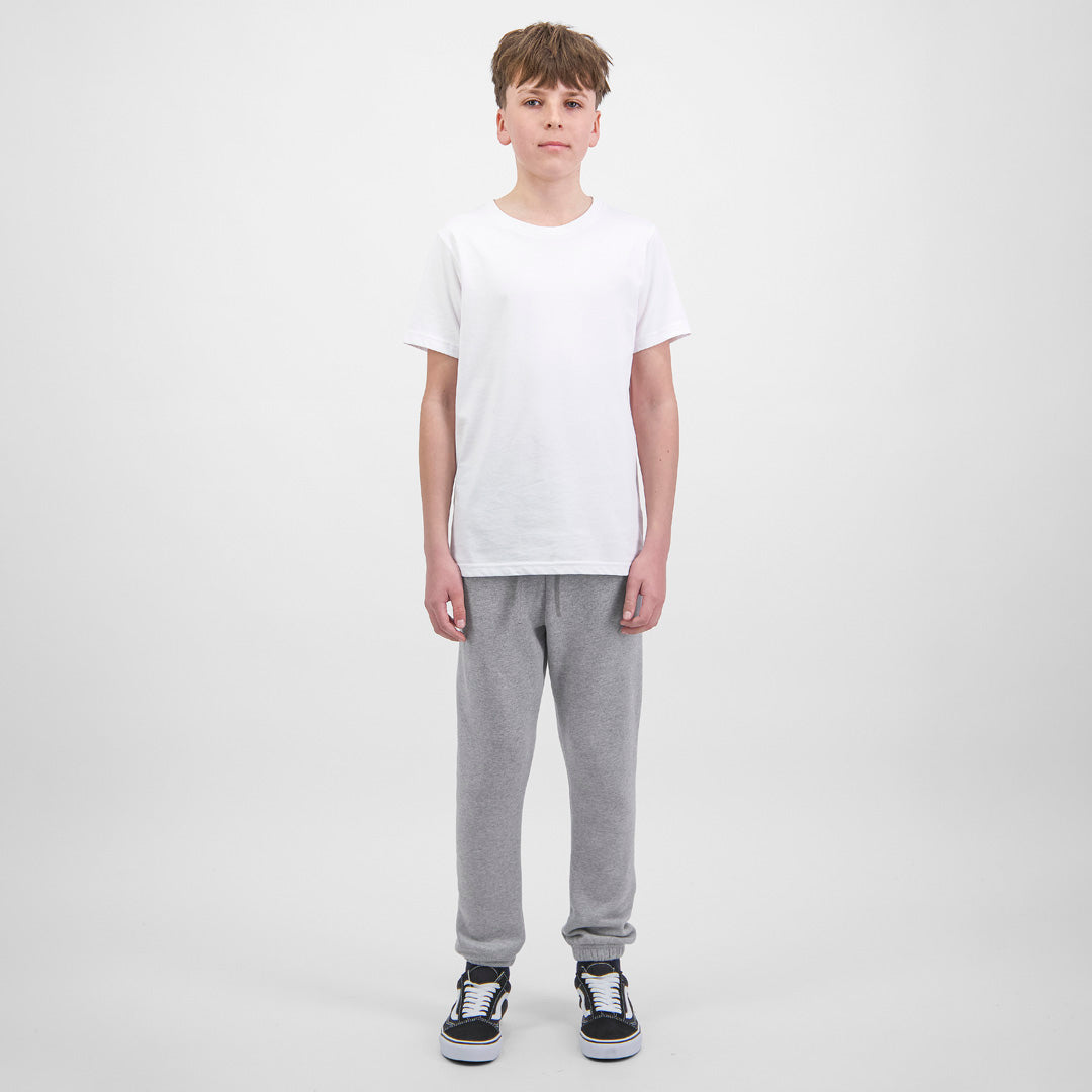 Goodmates The Basis Track Pant | Youth Grey Marle Activewear