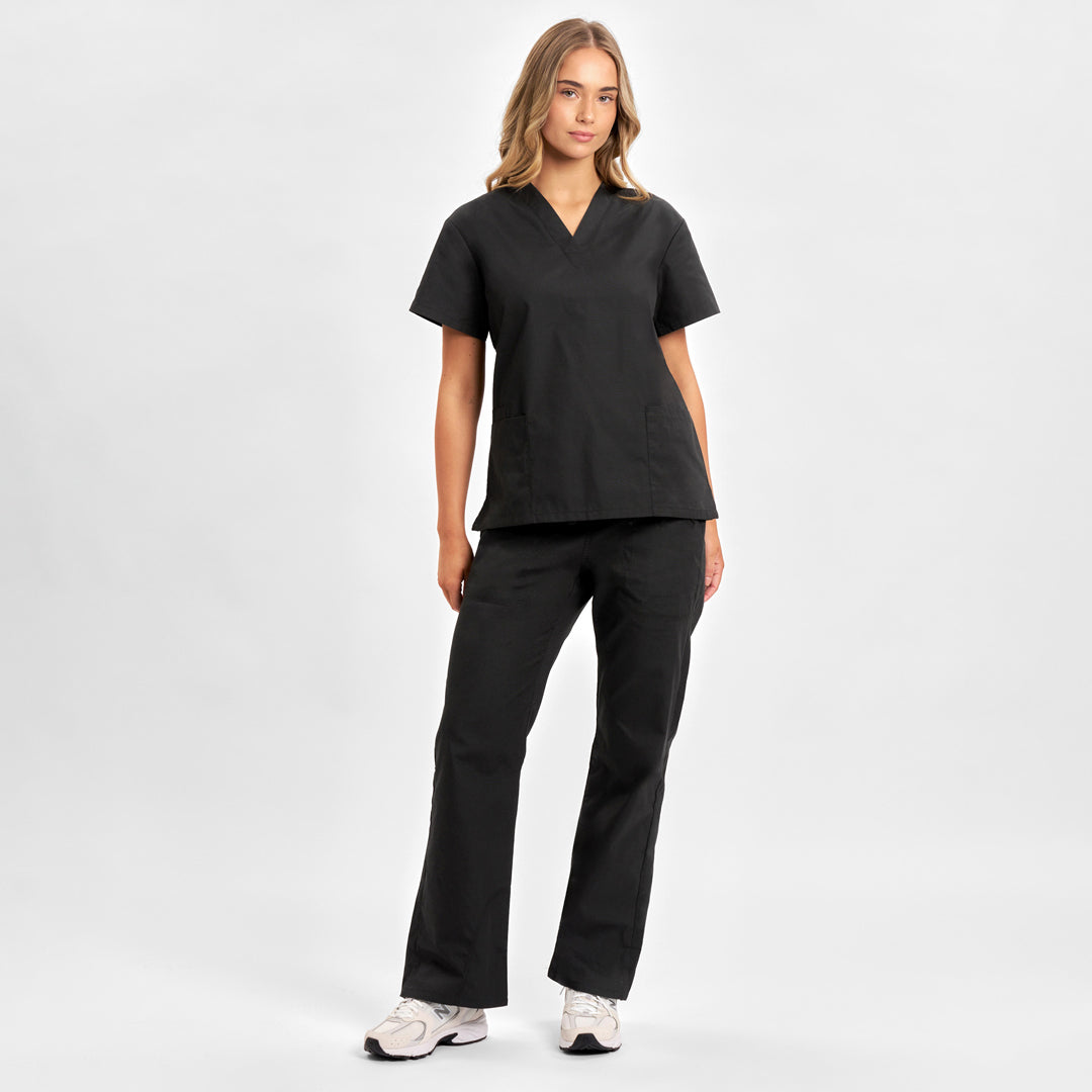 Biz Collection The Classic Scrub Pant | Ladies Black Scrubs
