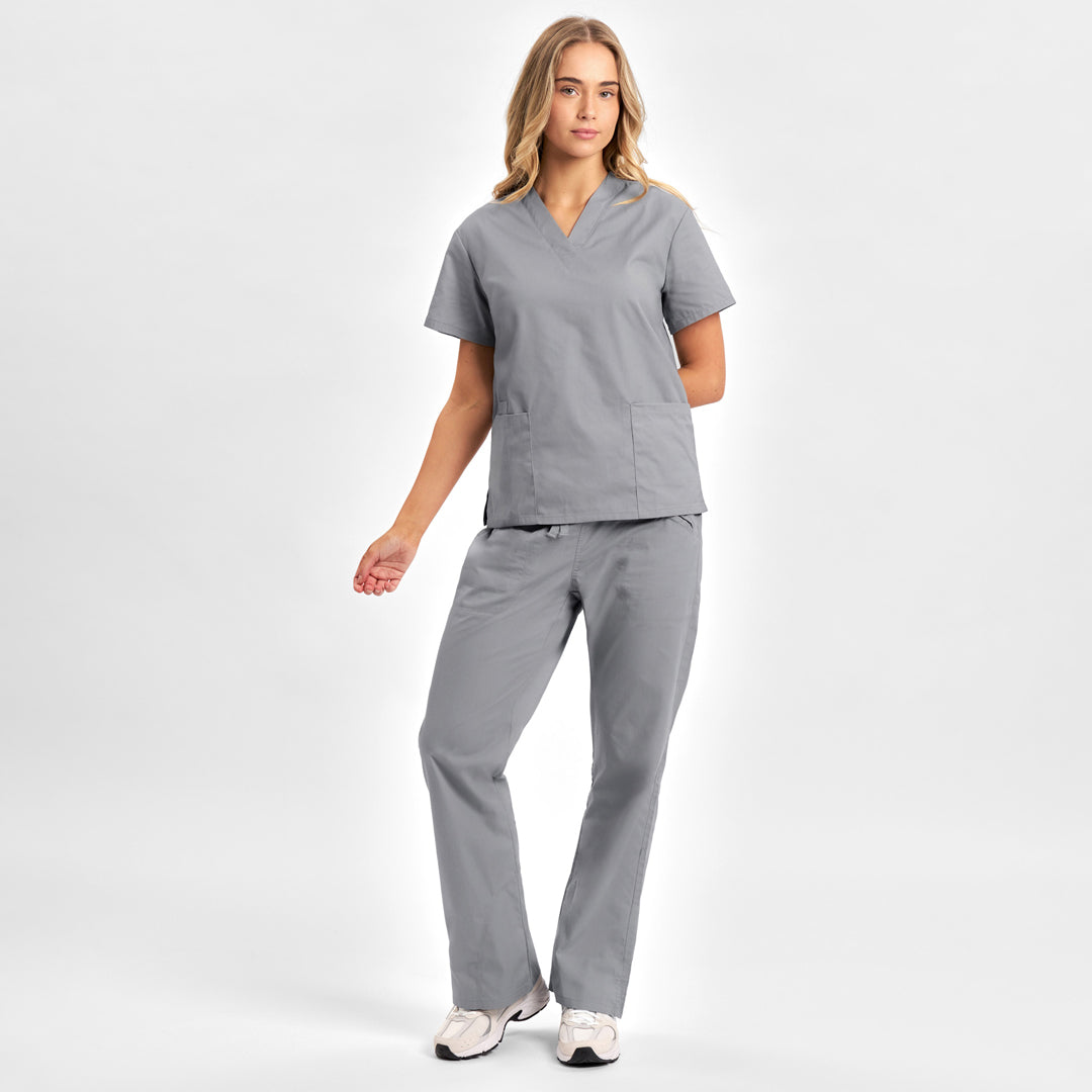 Biz Collection The Classic Scrub Pant | Ladies Pewter Scrubs