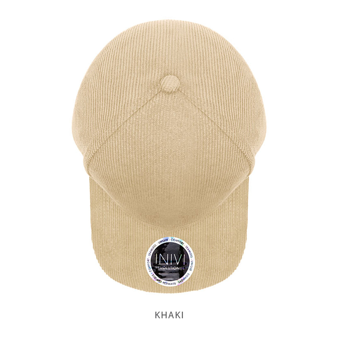 Inivi The Cotton Cord Cap | Adults Light Khaki Hats
