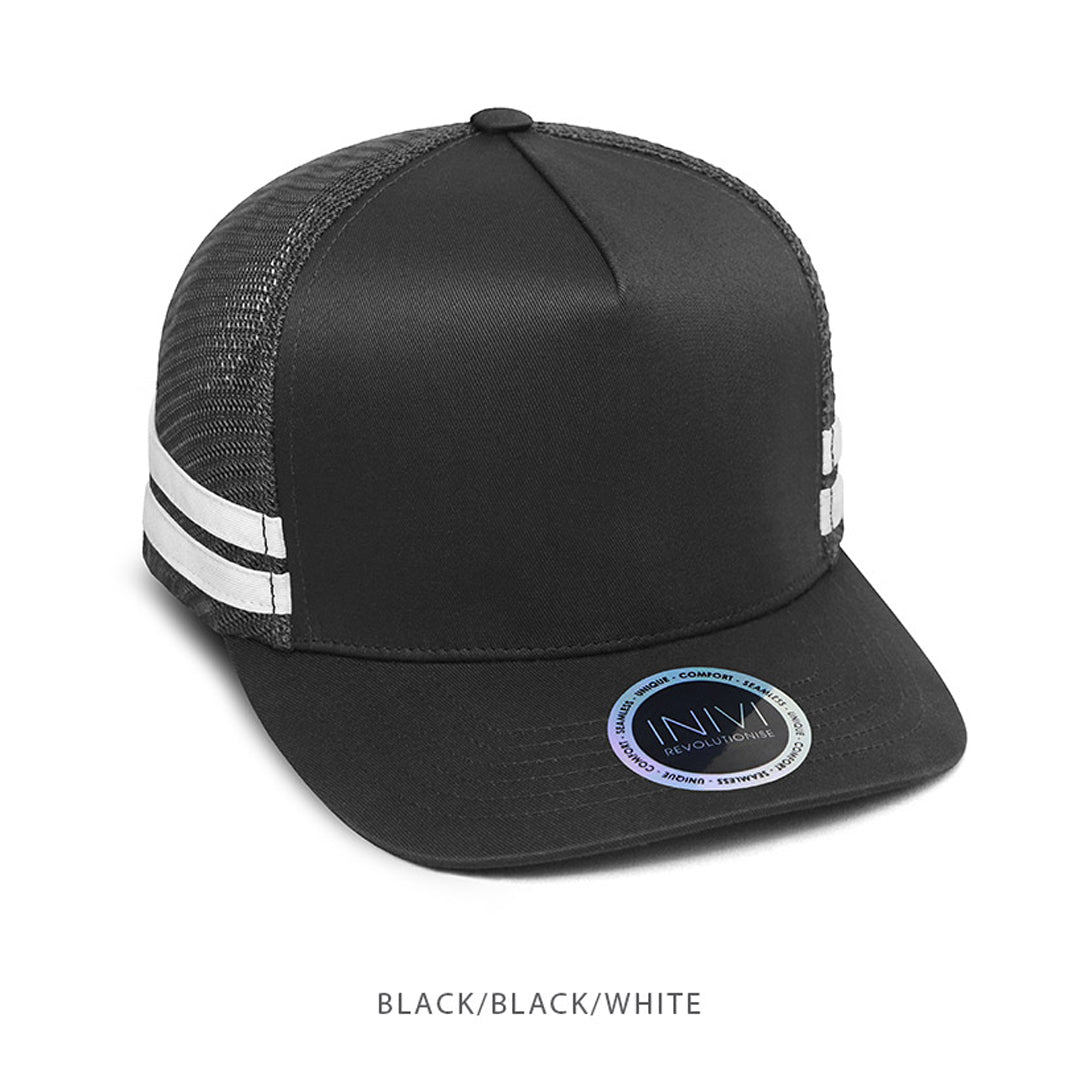 Inivi The A Frame Trucker Cap | Adults Black/White Hats