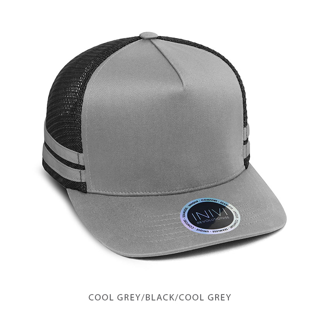Inivi The A Frame Trucker Cap | Adults Grey/Black Hats