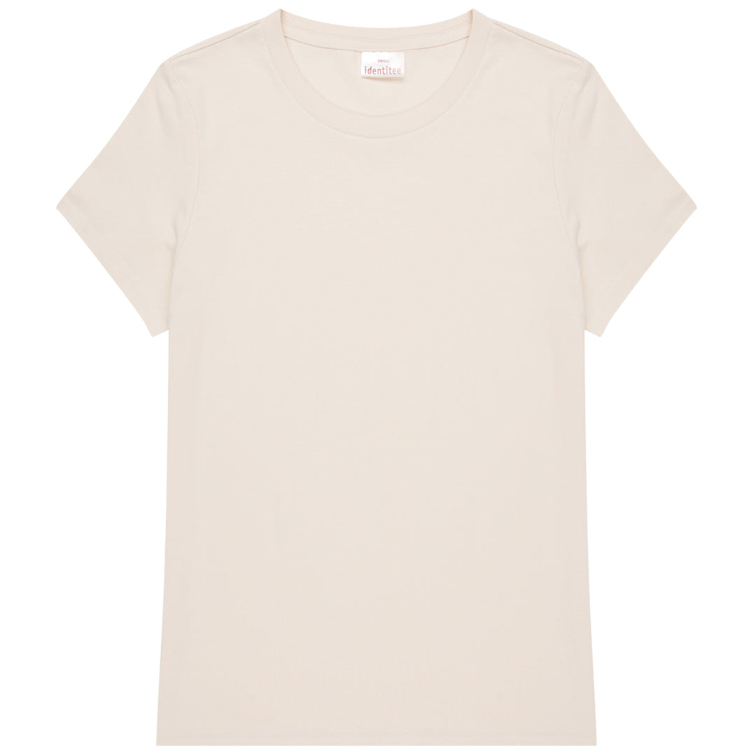 Identitee The Ella Tee | Ladies Ecru Shirts & Tops