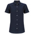 Identitee The Floyd Shirt | Ladies | Short Sleeve Navy Shirts & Tops