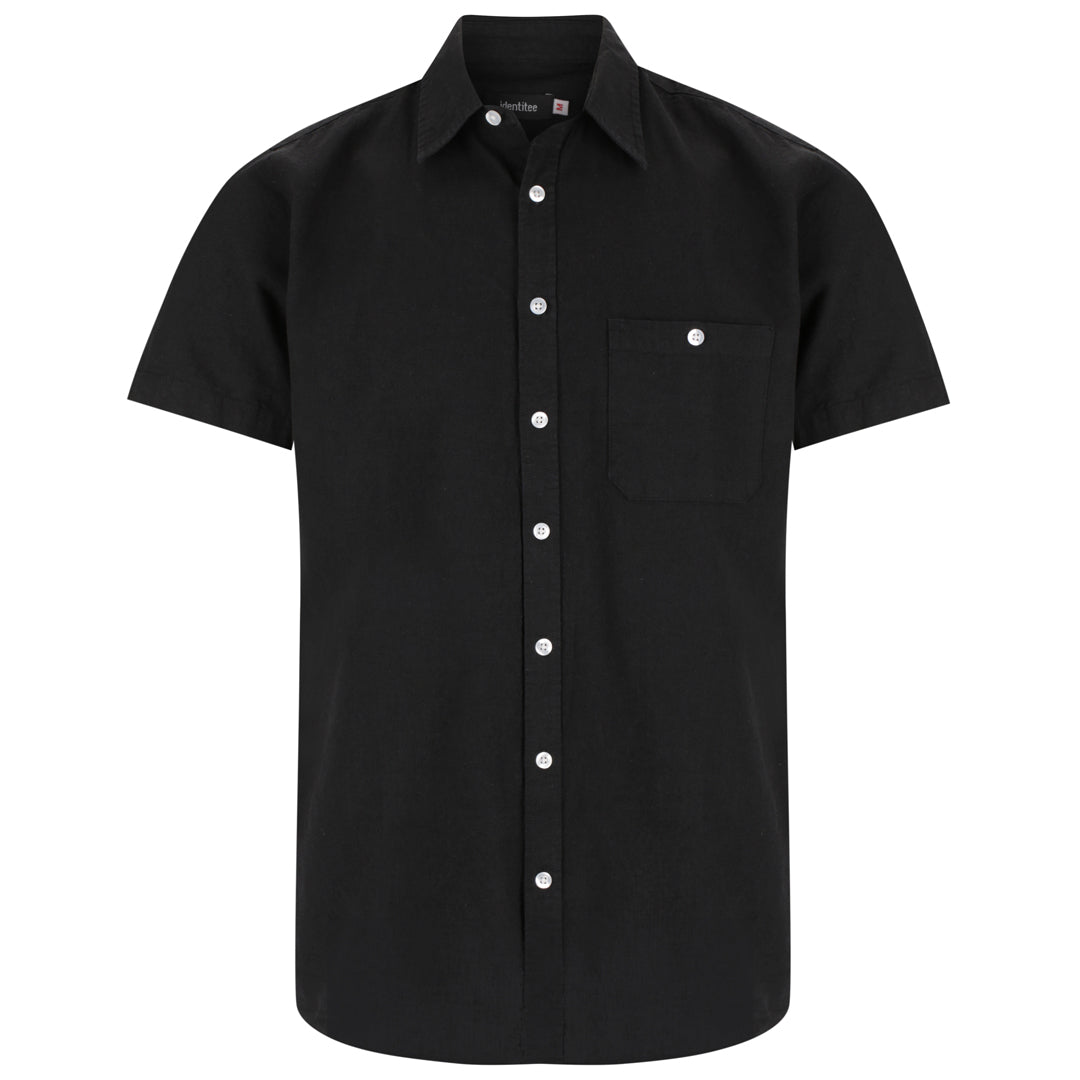Identitee The Floyd Shirt | Mens | Short Sleeve Black Shirts & Tops