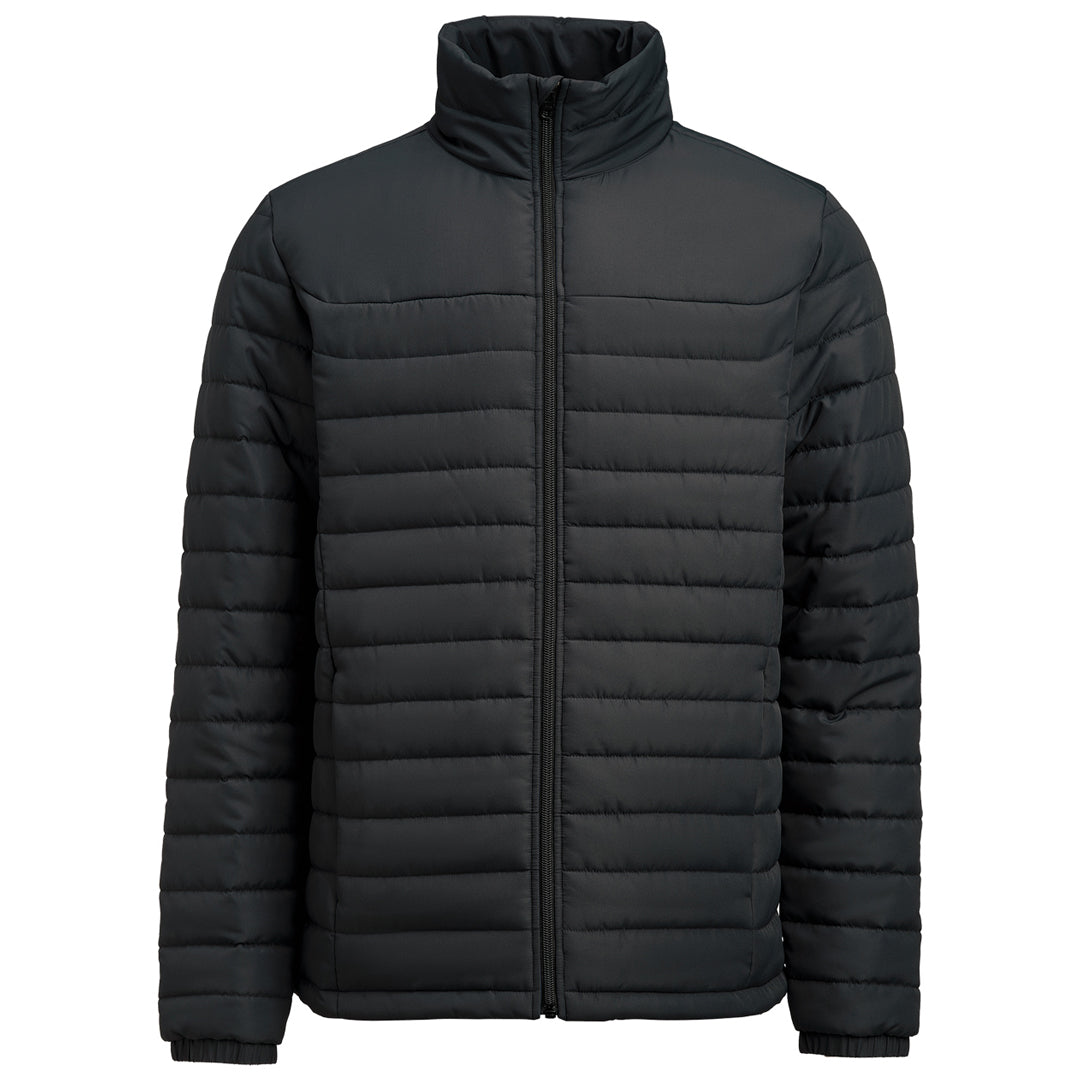James Harvest The Arches Puffer Jacket | Mens Black Coats & Jackets