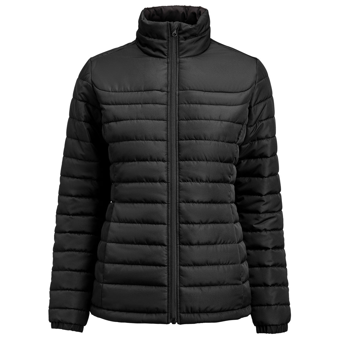 James Harvest The Arches Puffer Jacket | Womens Black Coats & Jackets