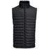 James Harvest The Arches Puffer Vest | Mens Black Coats & Jackets