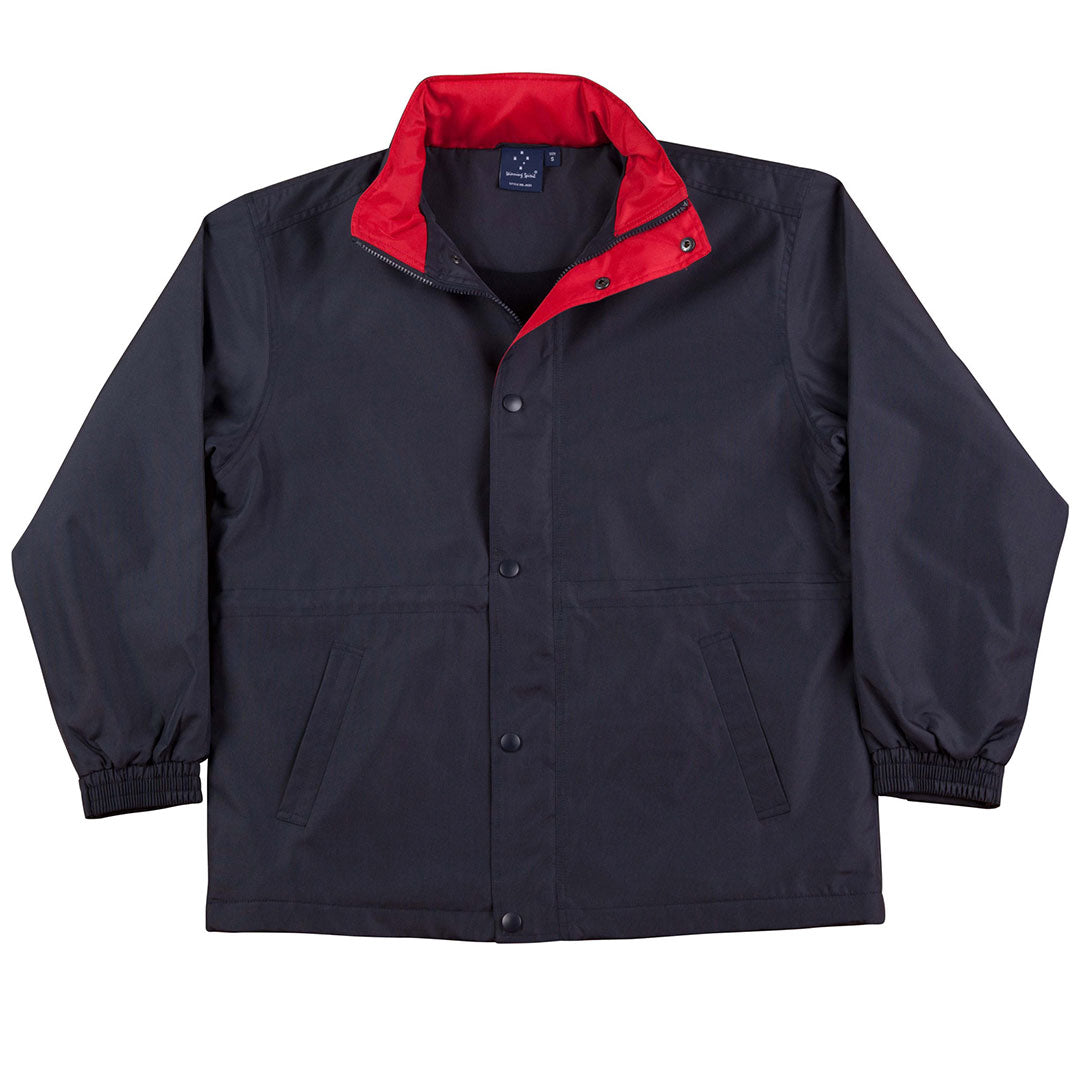 Winning Spirit The Stadium Jacket | Kids Navy/Red Coats & Jackets