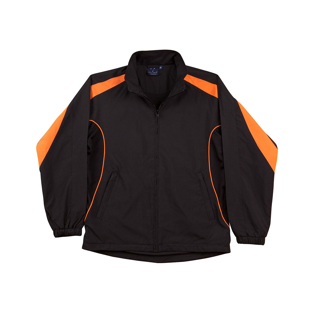 Winning Spirit The Legend Jacket | Kids Black/Orange Coats & Jackets