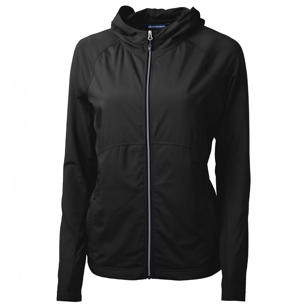 Cutter and Buck The Adapt Full Zip Top | Ladies Black Shirts & Tops