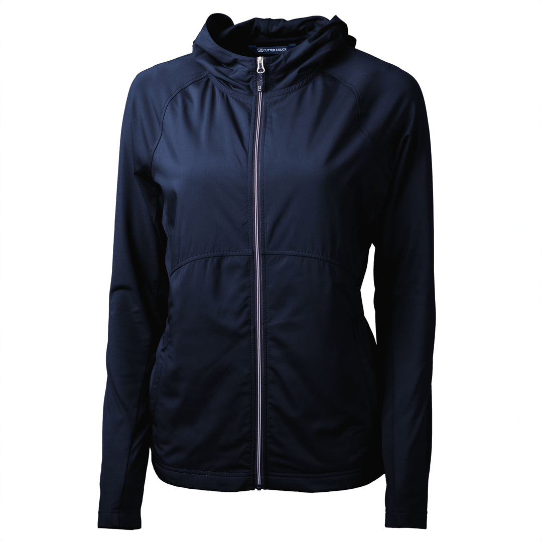 Cutter and Buck The Adapt Full Zip Top | Ladies Navy Shirts & Tops