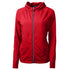Cutter and Buck The Adapt Full Zip Top | Ladies Red Shirts & Tops