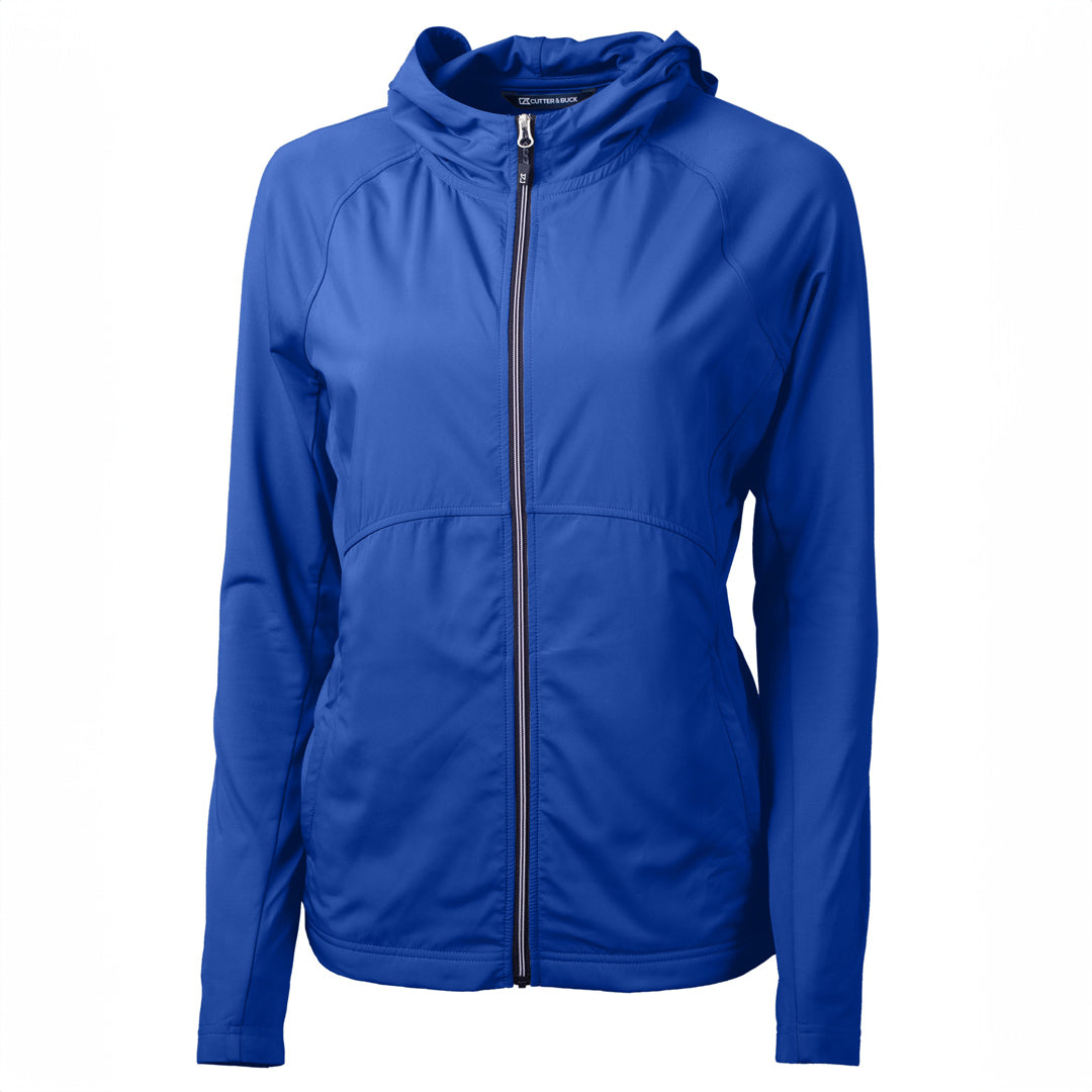 Cutter and Buck The Adapt Full Zip Top | Ladies Tour Blue Shirts & Tops