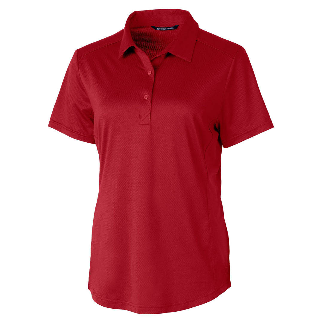 Cutter and Buck The Prospect Polo | Ladies Red Shirts & Tops