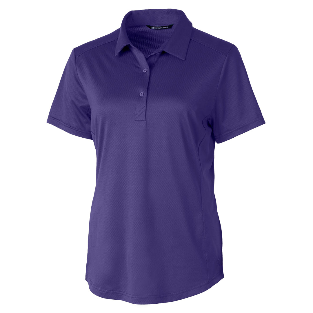 Cutter and Buck The Prospect Polo | Ladies Purple Shirts & Tops