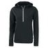 Cutter and Buck The Daybreak Half Zip Hoodie | Ladies Black Shirts & Tops