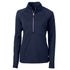 Cutter and Buck The Adapt Half Zip Top | Ladies Navy Shirts & Tops