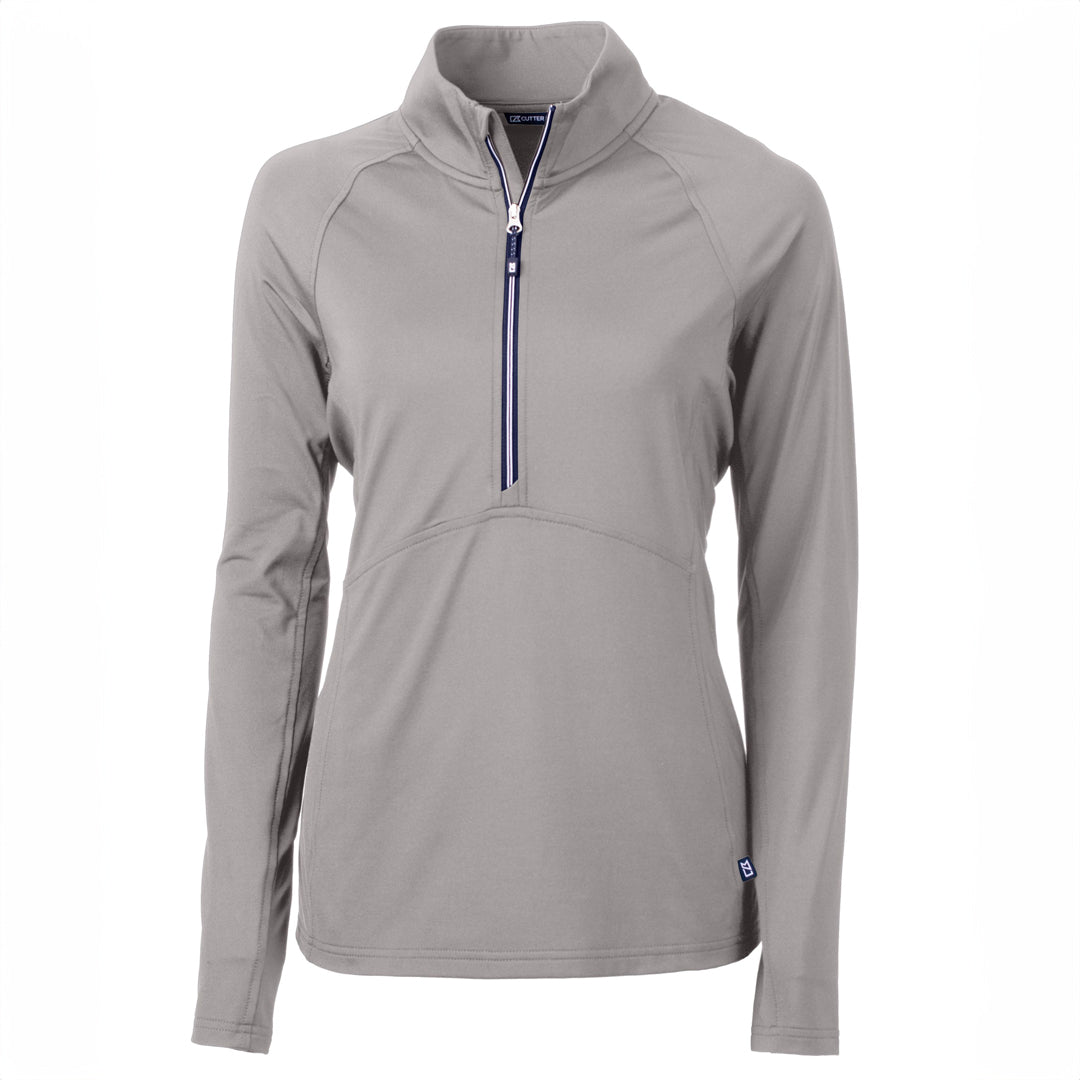 Cutter and Buck The Adapt Half Zip Top | Ladies Polished Shirts & Tops