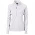 Cutter and Buck The Adapt Half Zip Top | Ladies White Shirts & Tops