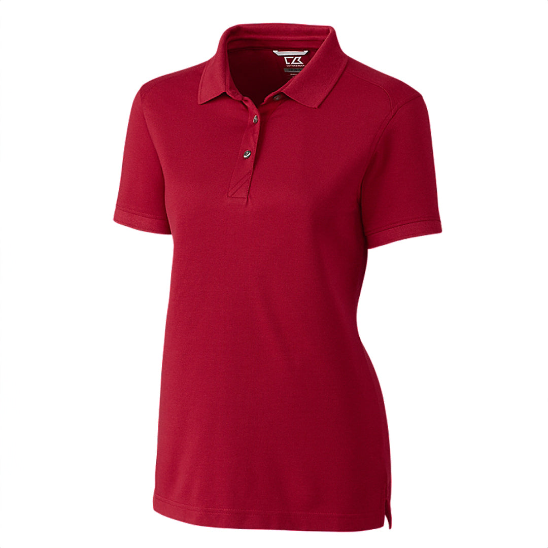Cutter and Buck The Advantage Polo | Ladies Red Shirts & Tops