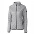 Cutter and Buck The Rainier Jacket | Ladies Silver Coats & Jackets