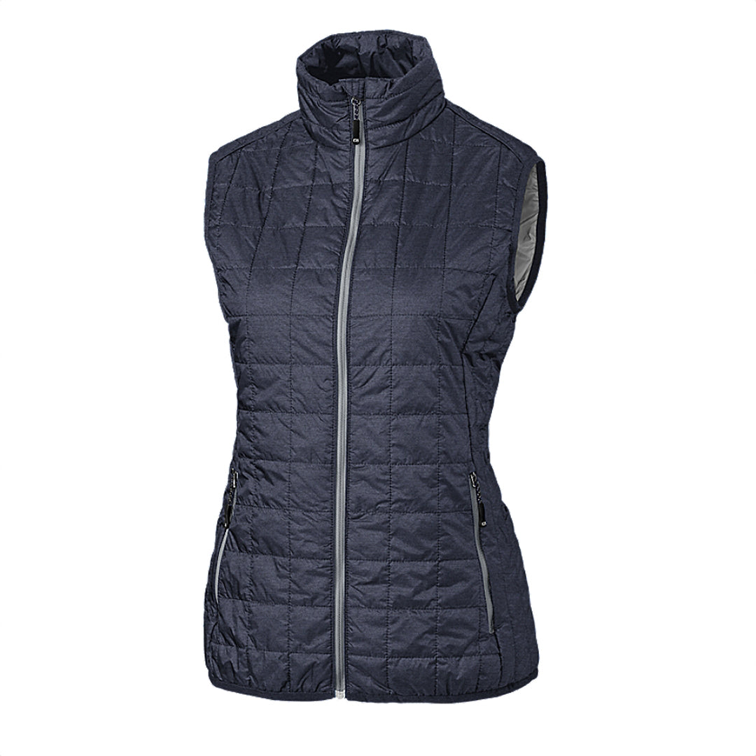 Cutter and Buck The Rainier Vest | Ladies Navy Outerwear