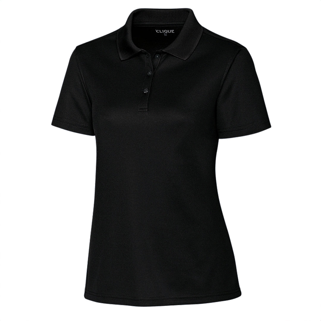Cutter and Buck The Spin Dye Polo | Ladies Black Shirts & Tops