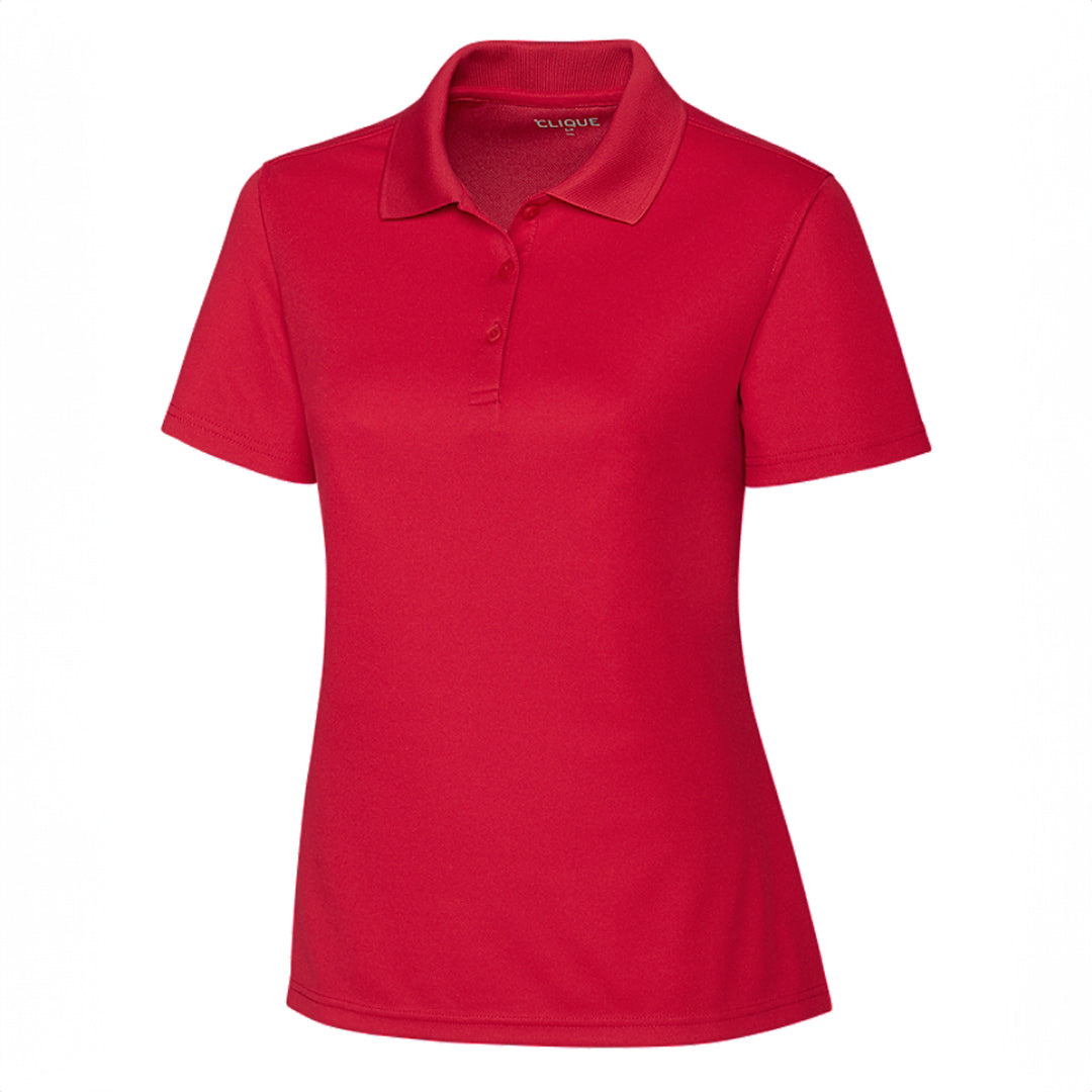 Cutter and Buck The Spin Dye Polo | Ladies Red Shirts & Tops