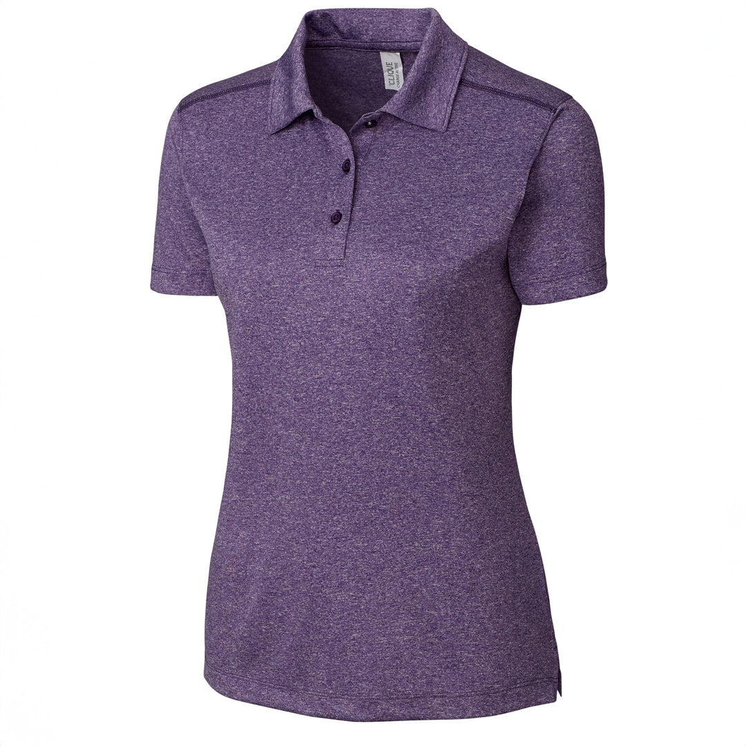 Cutter and Buck The Charge Active Polo | Ladies Purple Shirts & Tops